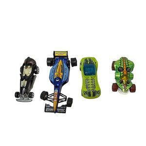 Die Cast Toy Cars Lot of 4 Swamp Buggy Dieselboy Skullrider Formula 1 Racing Car